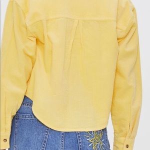 F21 curdoroy high-low jacket xs